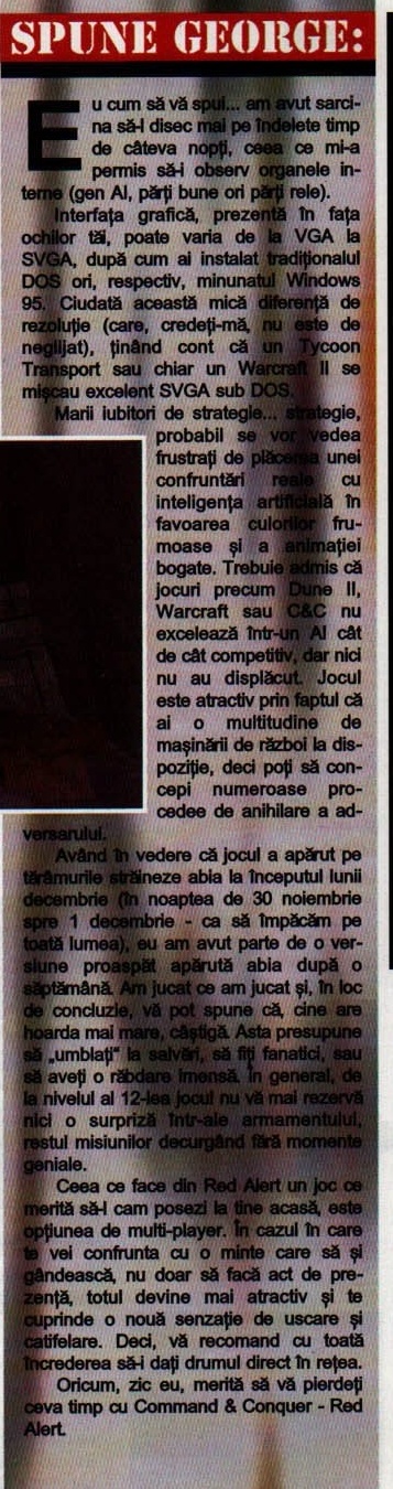 Caseta „SPUNE GEORGE:"