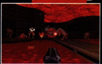 DOOM — schimb de focuri într-o încăpere de lavă