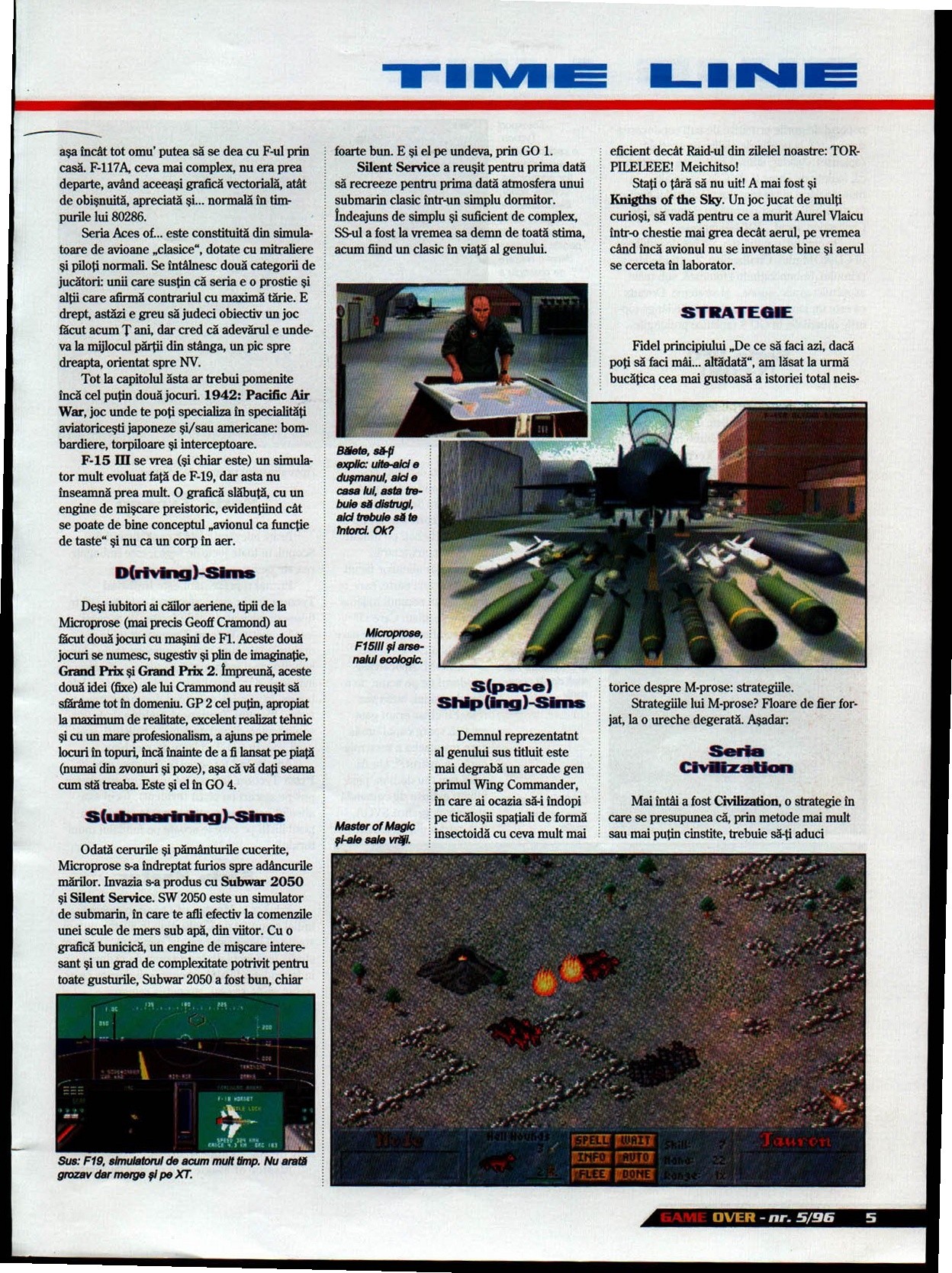Numărul 5, pagina 7 — TIME LINE: MicroProse