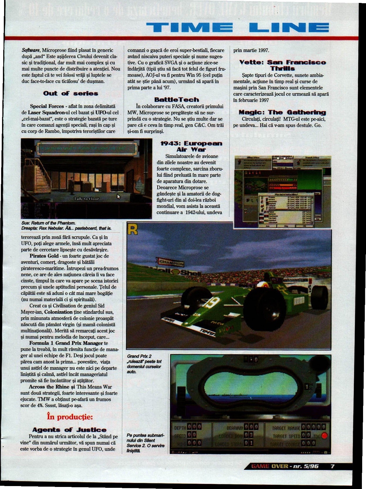 Numărul 5, pagina 9 — TIME LINE: MicroProse