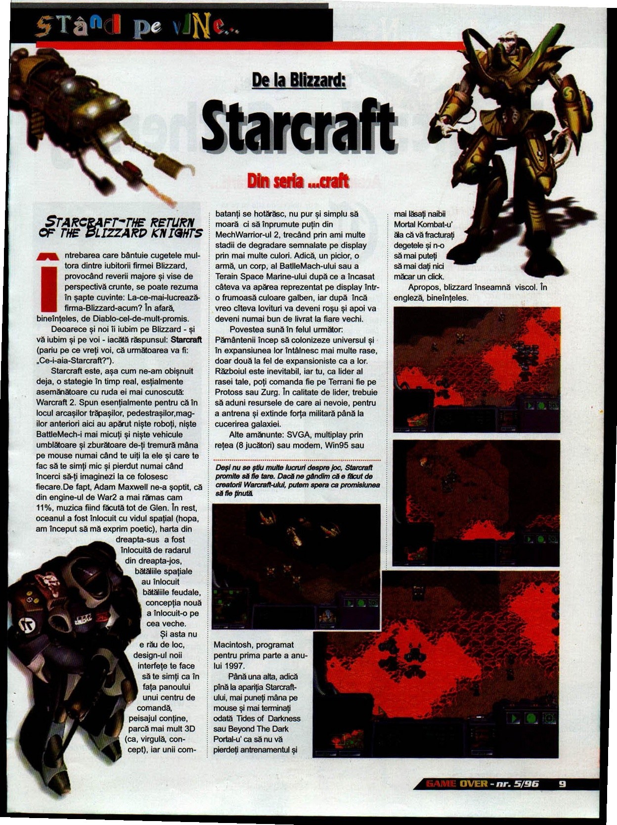 Numărul 5, pagina 11 — Starcraft