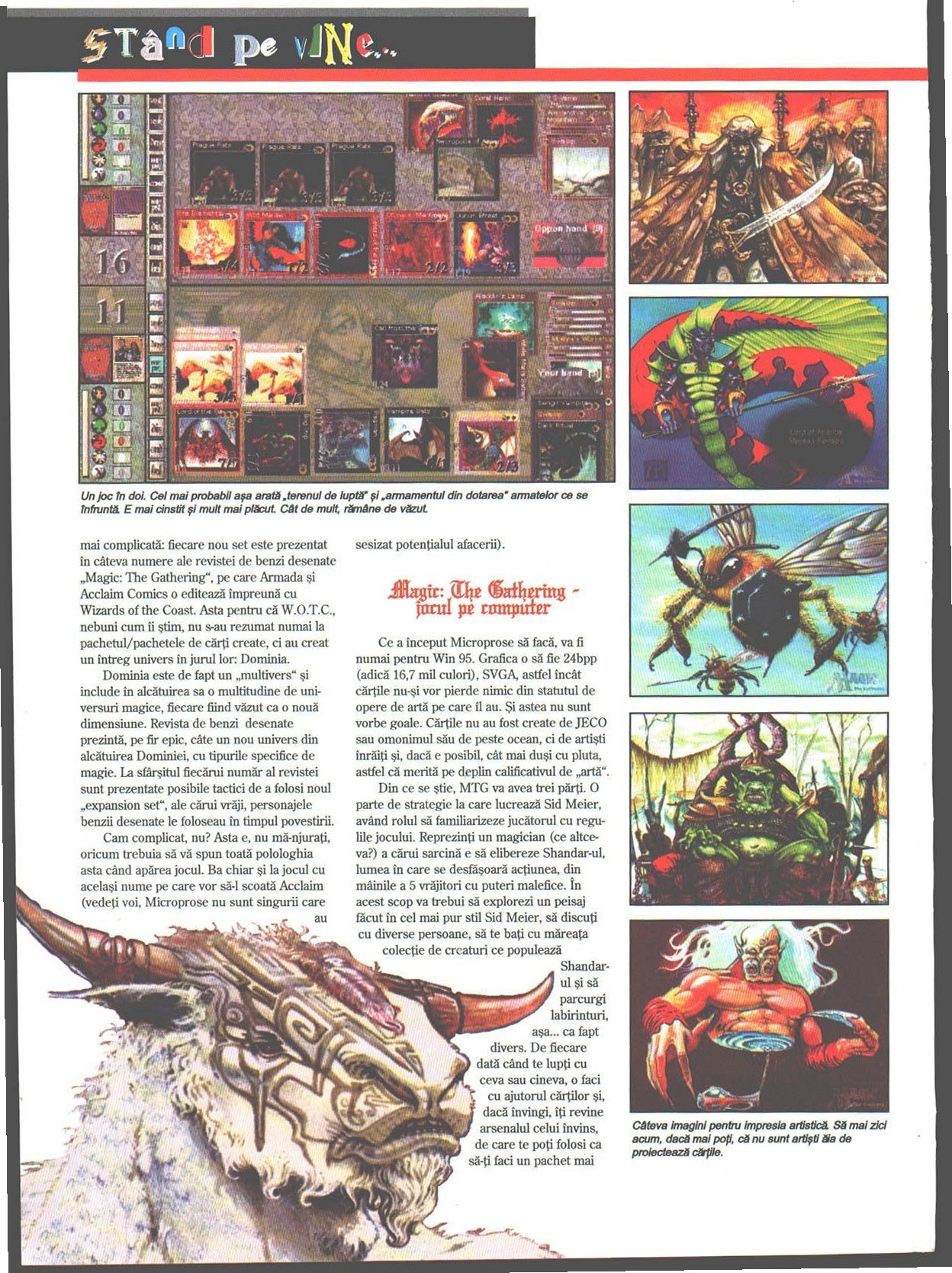 Numărul 5, pagina 14 — Magic: The Gathering