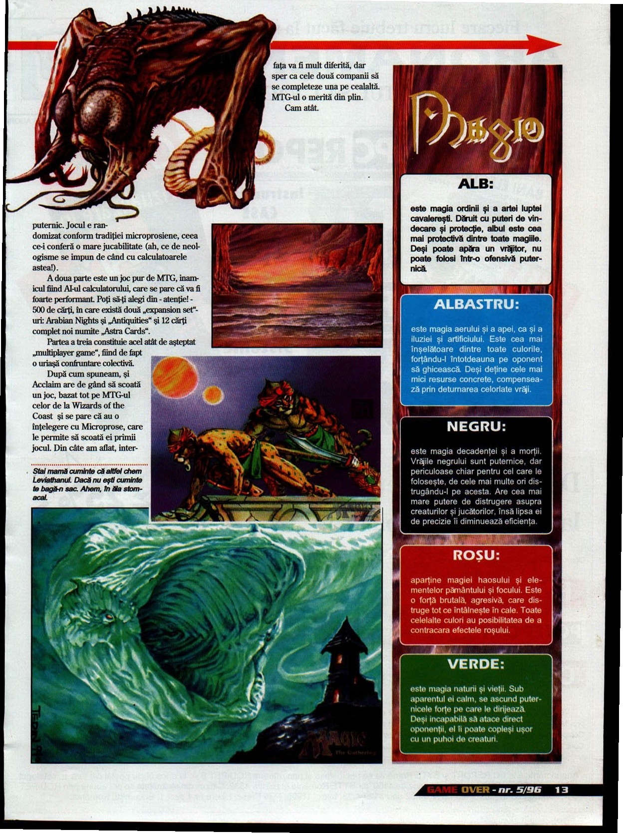 Numărul 5, pagina 15 — Magic: The Gathering