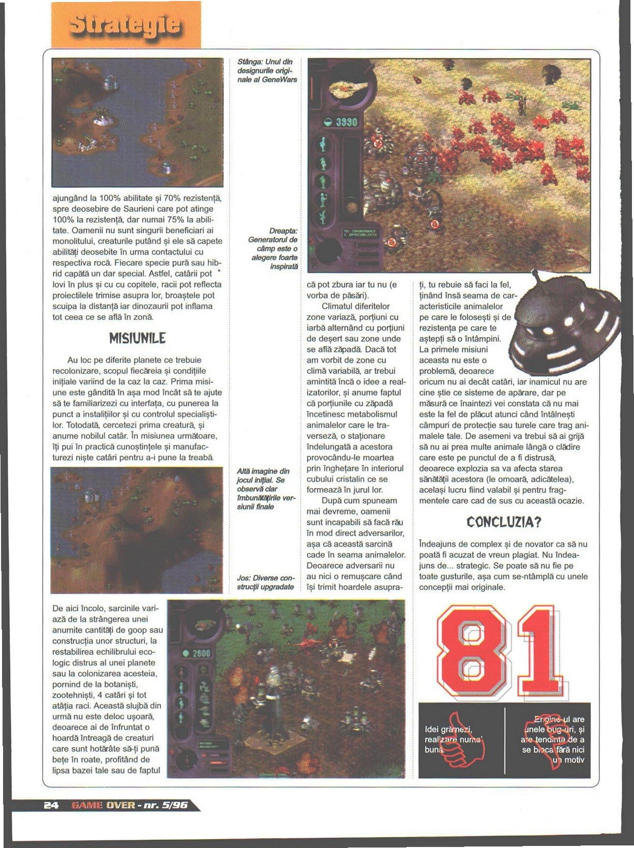 Numărul 5, pagina 26 — Gene Wars