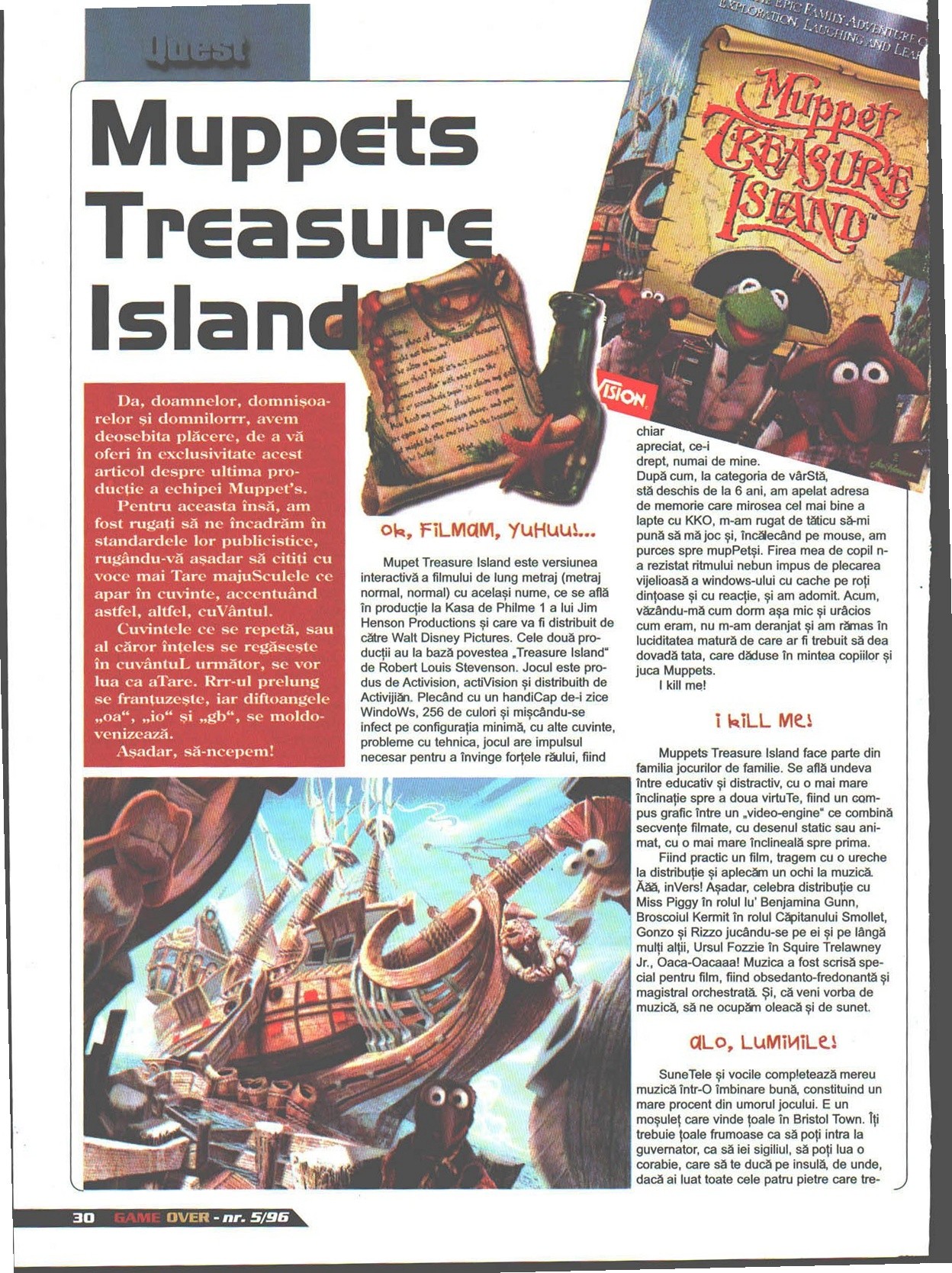 Numărul 5, pagina 32 — Muppets Treasure Island