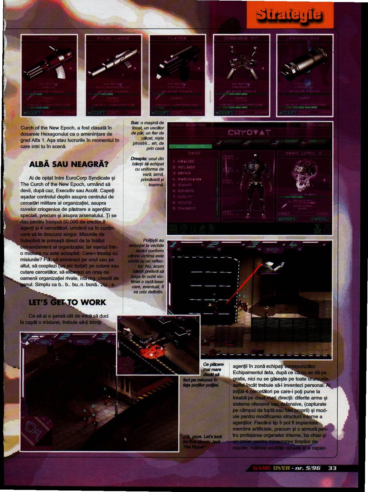 Numărul 5, pagina 35 — Syndicate Wars