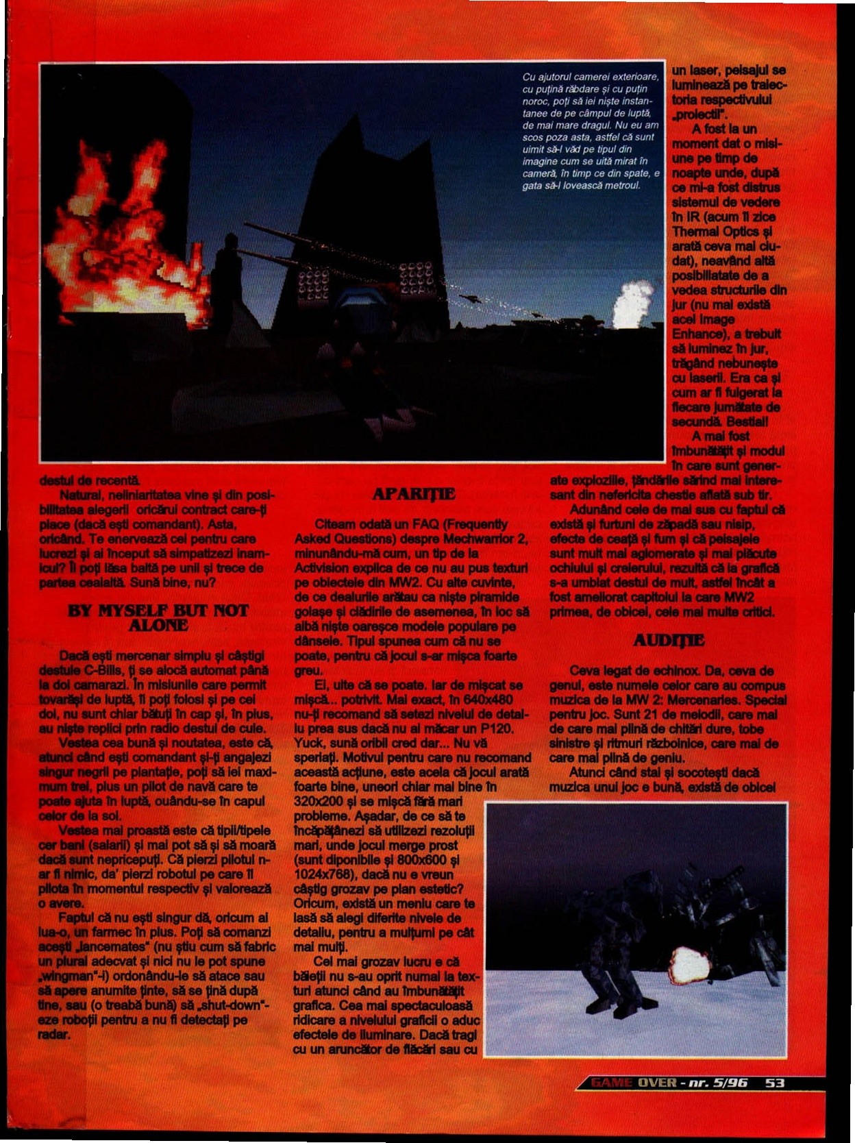 Numărul 5, pagina 53 — MechWarrior 2: Mercenaries