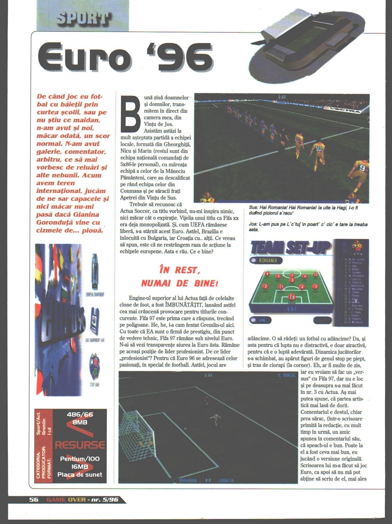 Numărul 5, pagina 56 — Euro '96