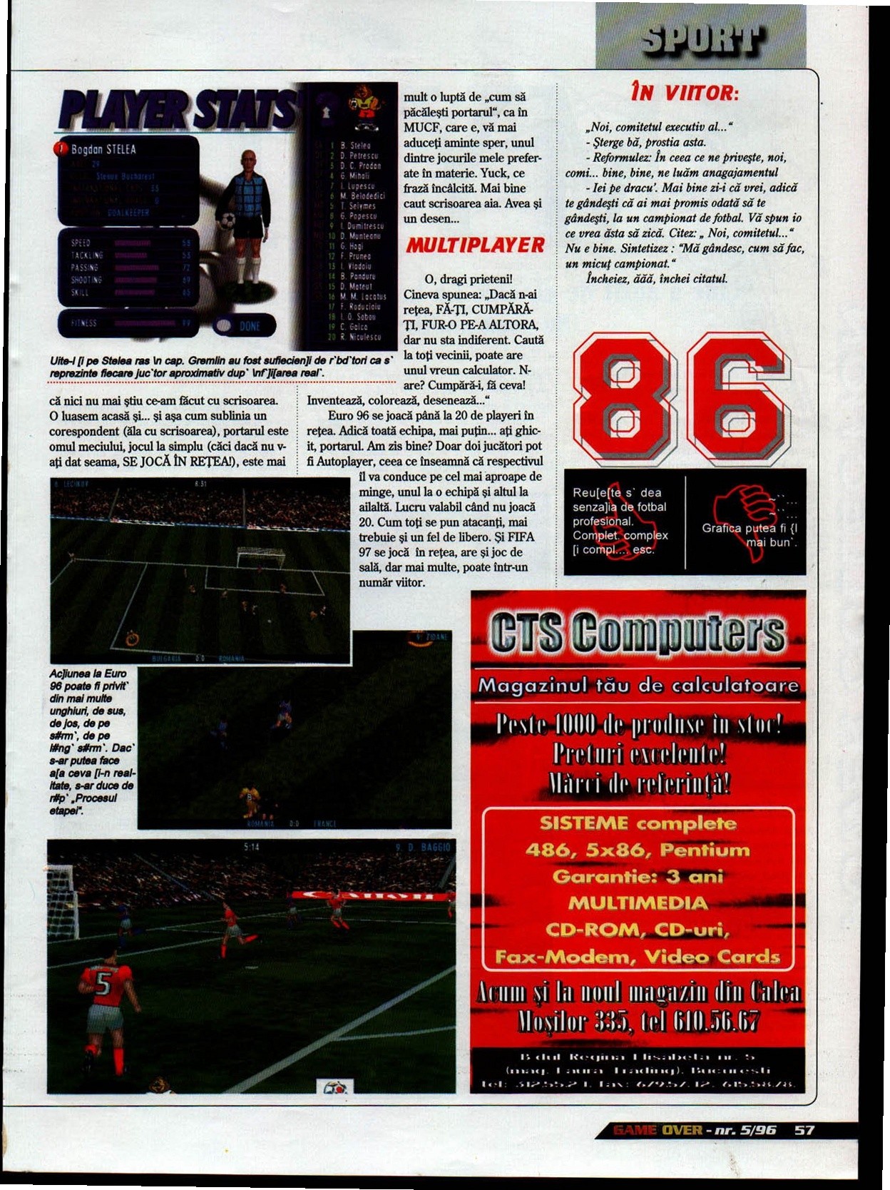 Numărul 5, pagina 57 — CTS Computers (reclama)