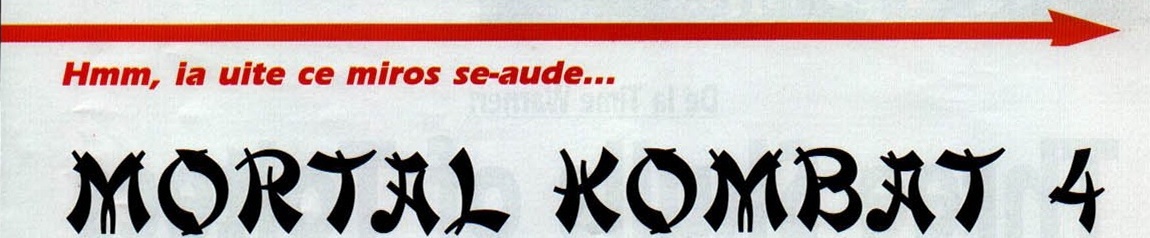 Bannerul „Hmm, ia uite ce miros se-aude… MORTAL KOMBAT 4"