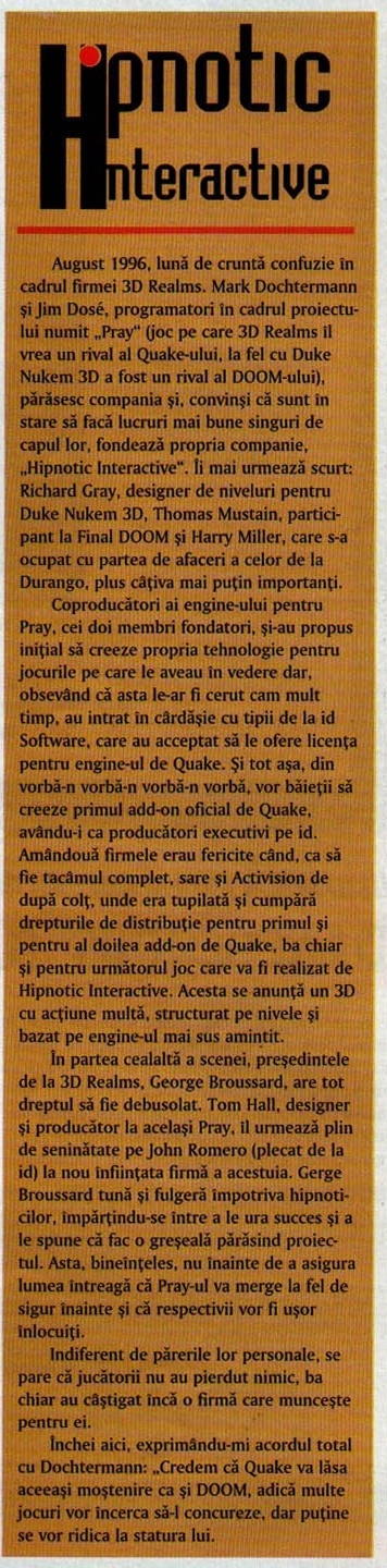 Caseta pe fond bej „Hipnotic Interactive"