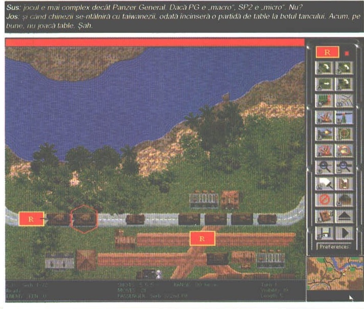 Sus: jocul e mai complex decât Panzer General. Dacă PG e „macro", SP2 e „micro". Nu?