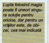Lupta folosind magia poate fi uneori singura soluție pentru oricine, dar pentru un vrăjitor este, de obicei, cea mai indicată