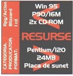 Caseta CATEGORIA / PRODUCĂTOR / FORMAT + RESURSE