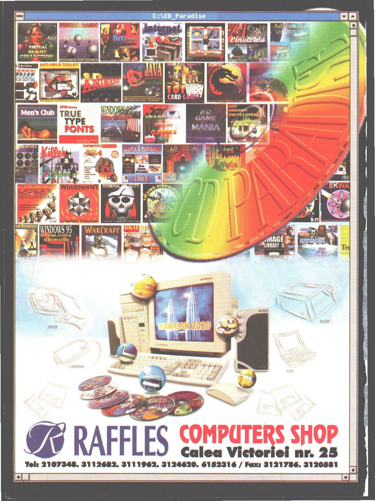 Numărul 6, pagina 2 — CD Paradise / Raffles Computers Shop