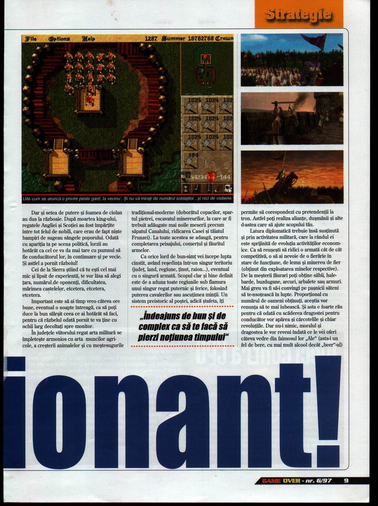 Numărul 6, pagina 11 — Lords of the Realm II