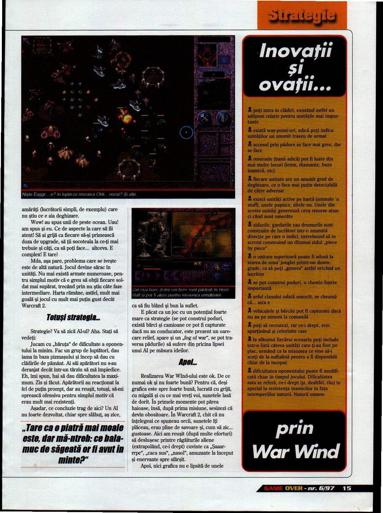 Numărul 6, pagina 17 — War Wind