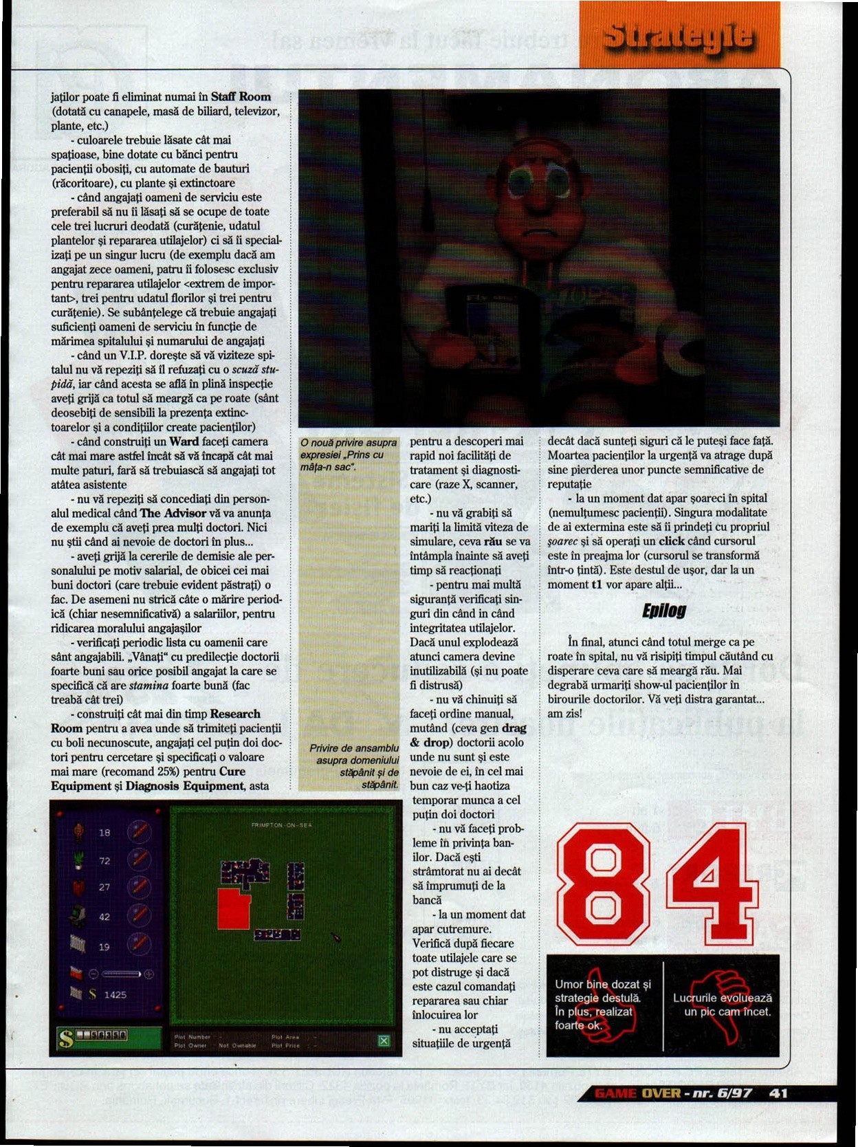 Numărul 6, pagina 43 — Theme Hospital