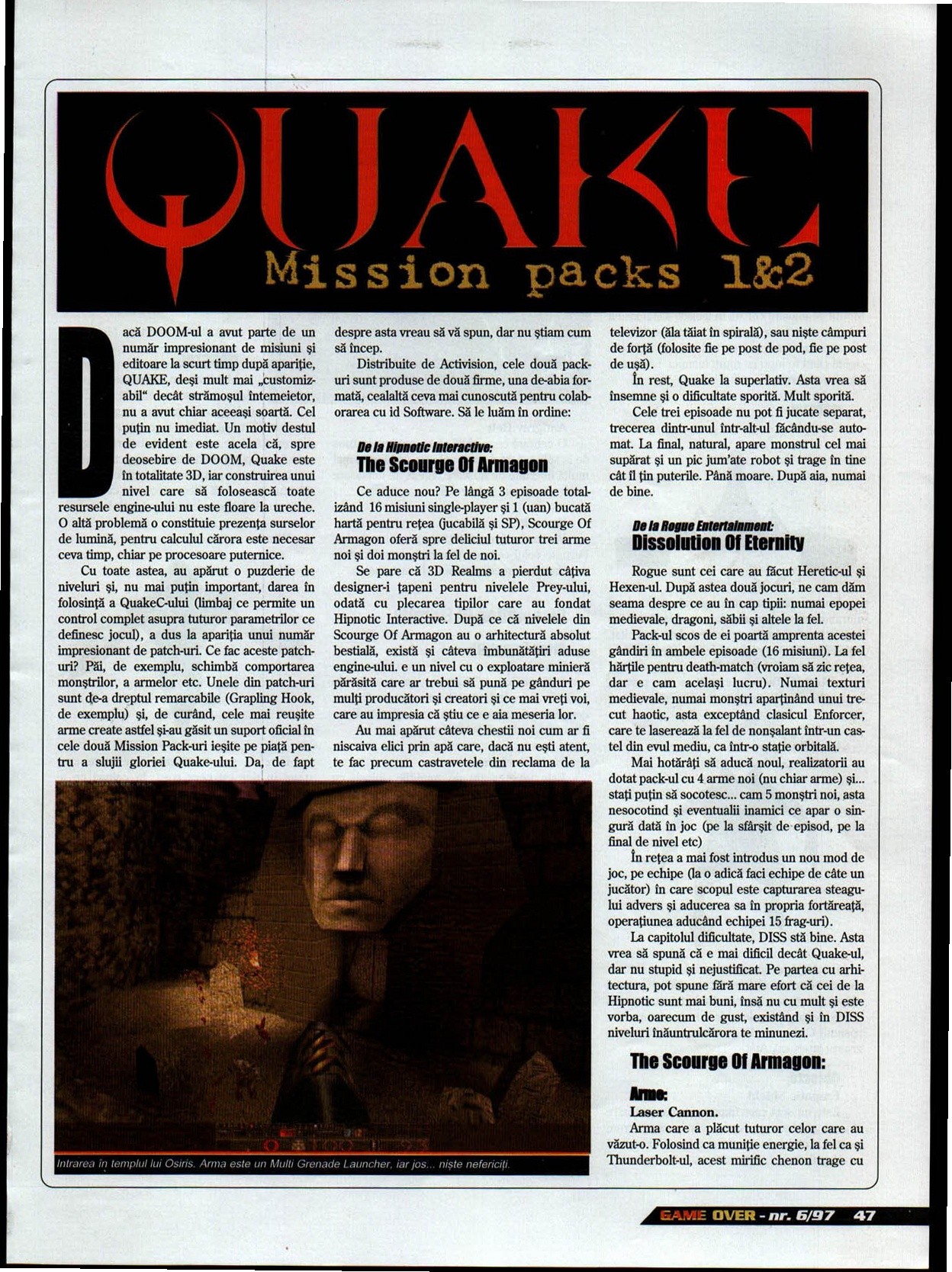 Numărul 6, pagina 49 — Quake Mission packs 1&2