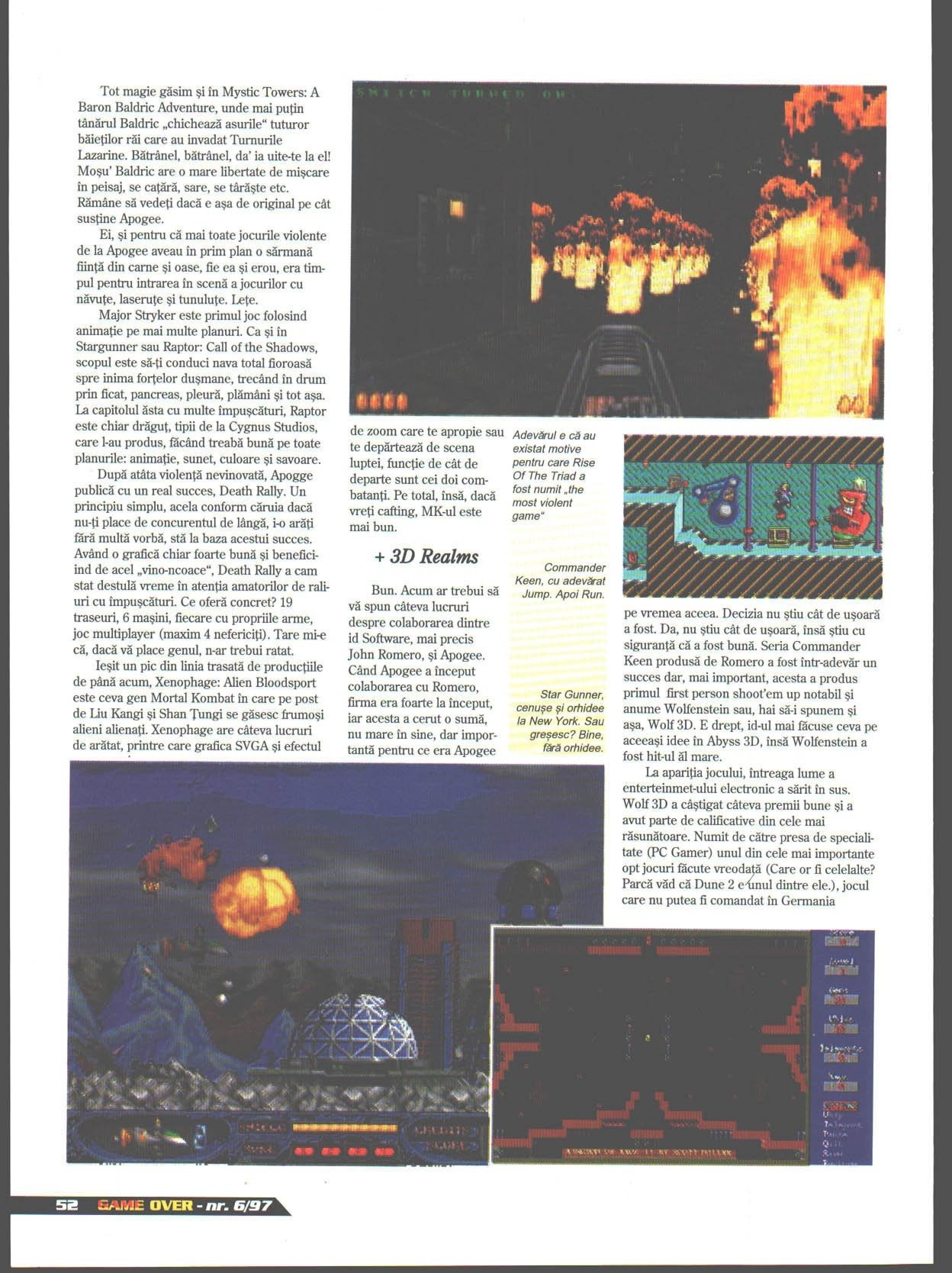 Numărul 6, pagina 54 — Time Line: Apogee / 3D Realms