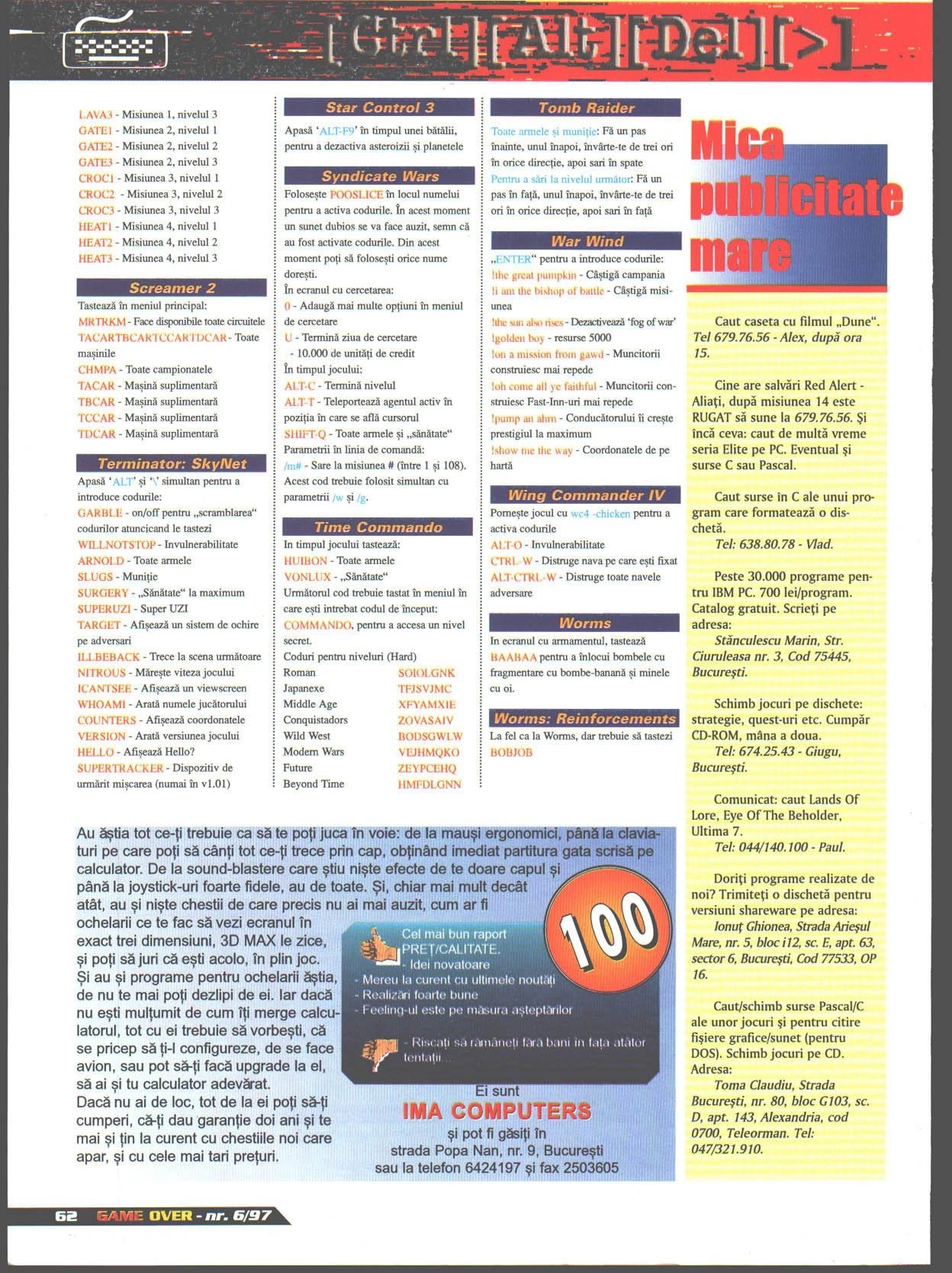 Numărul 6, pagina 64 — IMA Computers