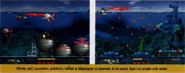 Biloaie, țevi, țucumberi, pufulonci, clonțăi și biligonguțe cu țepenele, la tot pasul. Așa-i cu arcade-urile astea.