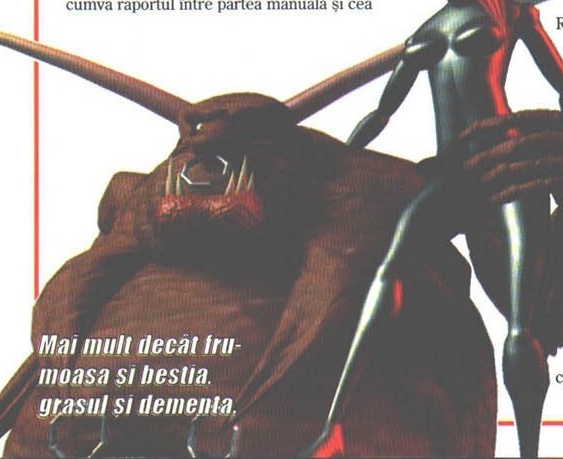Mai mult decât frumoasa și bestia, grasul și dementa.