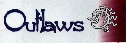 Titlul desenat de mână „Outlaws"
