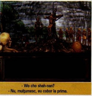 - Wo cho shah-nan? / - Nu, mulțumesc, eu cobor la prima.