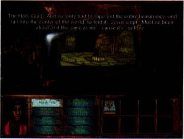 Captură: „The Holy Grail... And we only had to rope out the entire human race, and fall into the center of the world, to find it..."