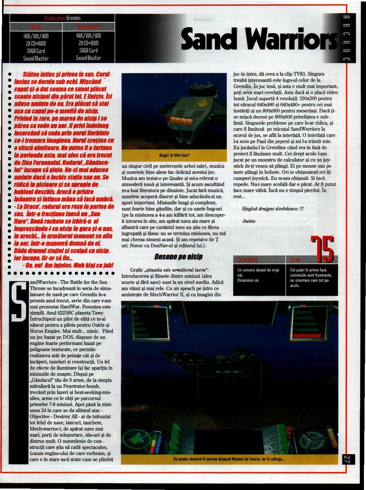 Numărul 7, pagina 29 — Sand Warriors