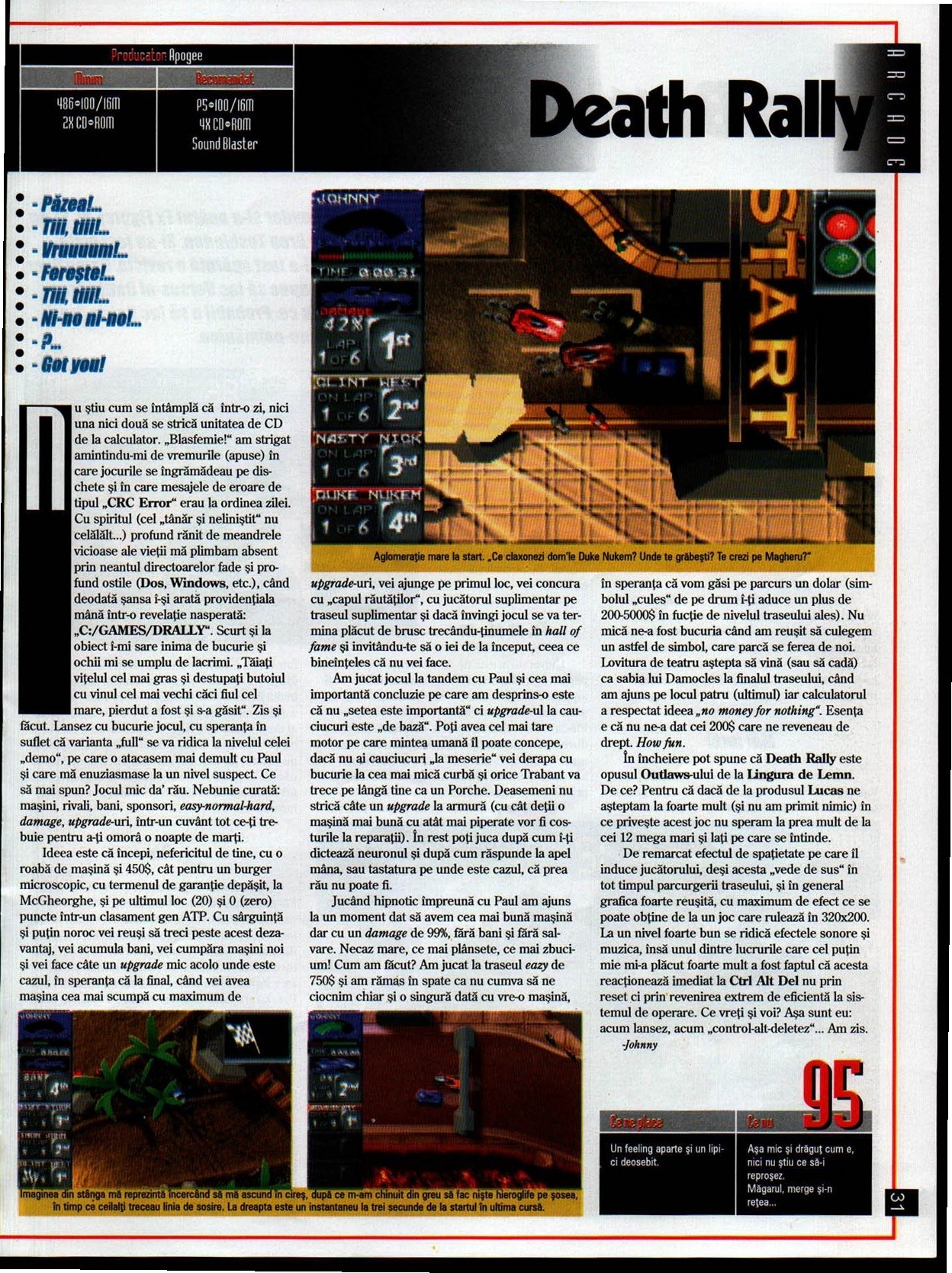 Numărul 7, pagina 33 — Death Rally