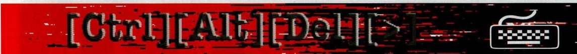 Bannerul-titlu al rubricii de coduri: „[Ctrl][Alt][Del][>]"