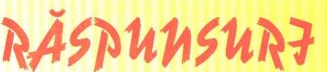 RĂSPUNSURI