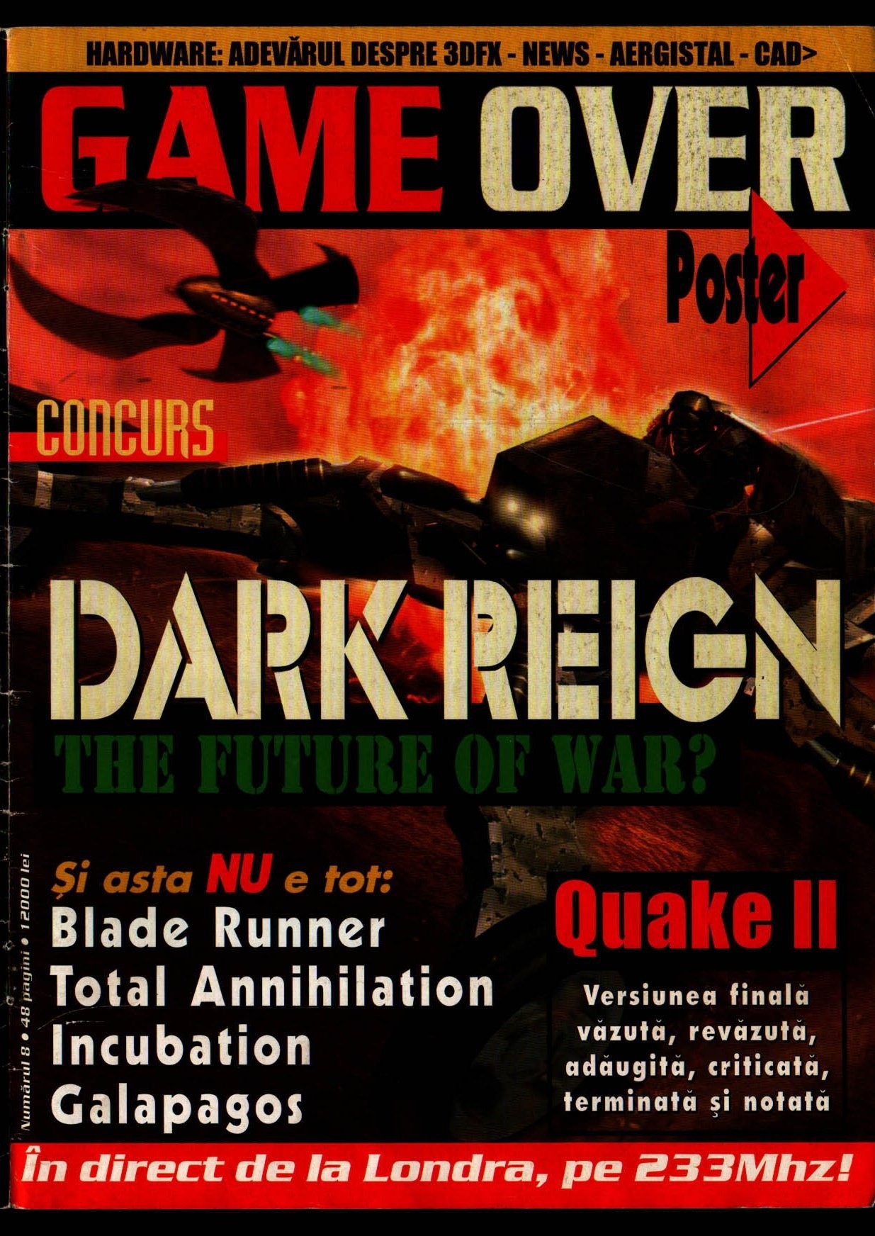 Numărul 8, pagina 1 — Coperta 1 (Dark Reign)