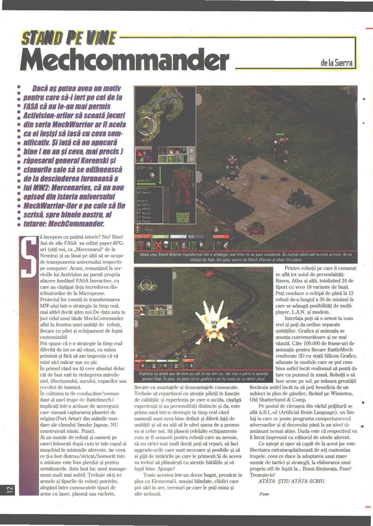 Numărul 8, pagina 14 — Mechcommander