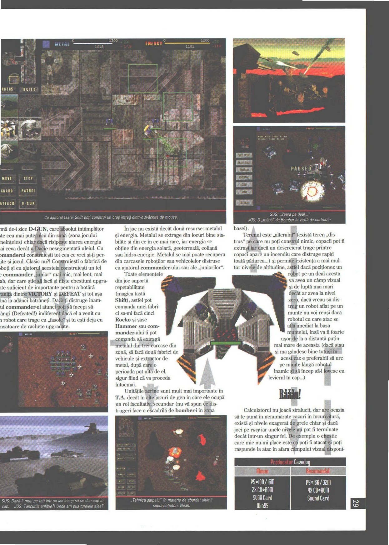 Numărul 8, pagina 31 — Total Annihilation — Vulgar display of POWER