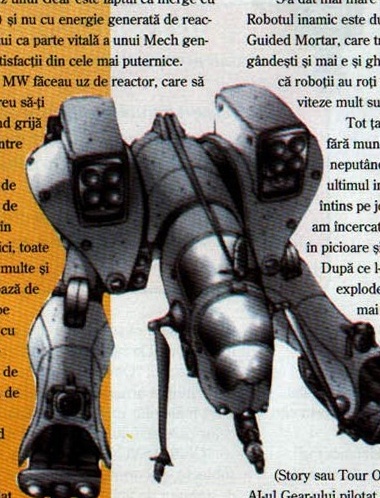 Render de Gear cenușiu, peste banda verticală portocalie din mijlocul ultimei pagini