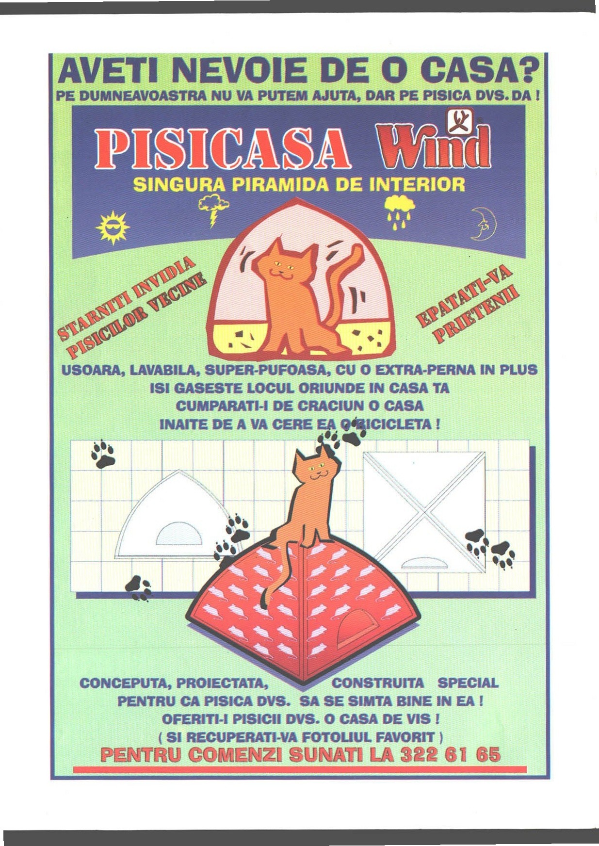Numărul 9, pagina 2 — PISICASA Wind (reclamă)