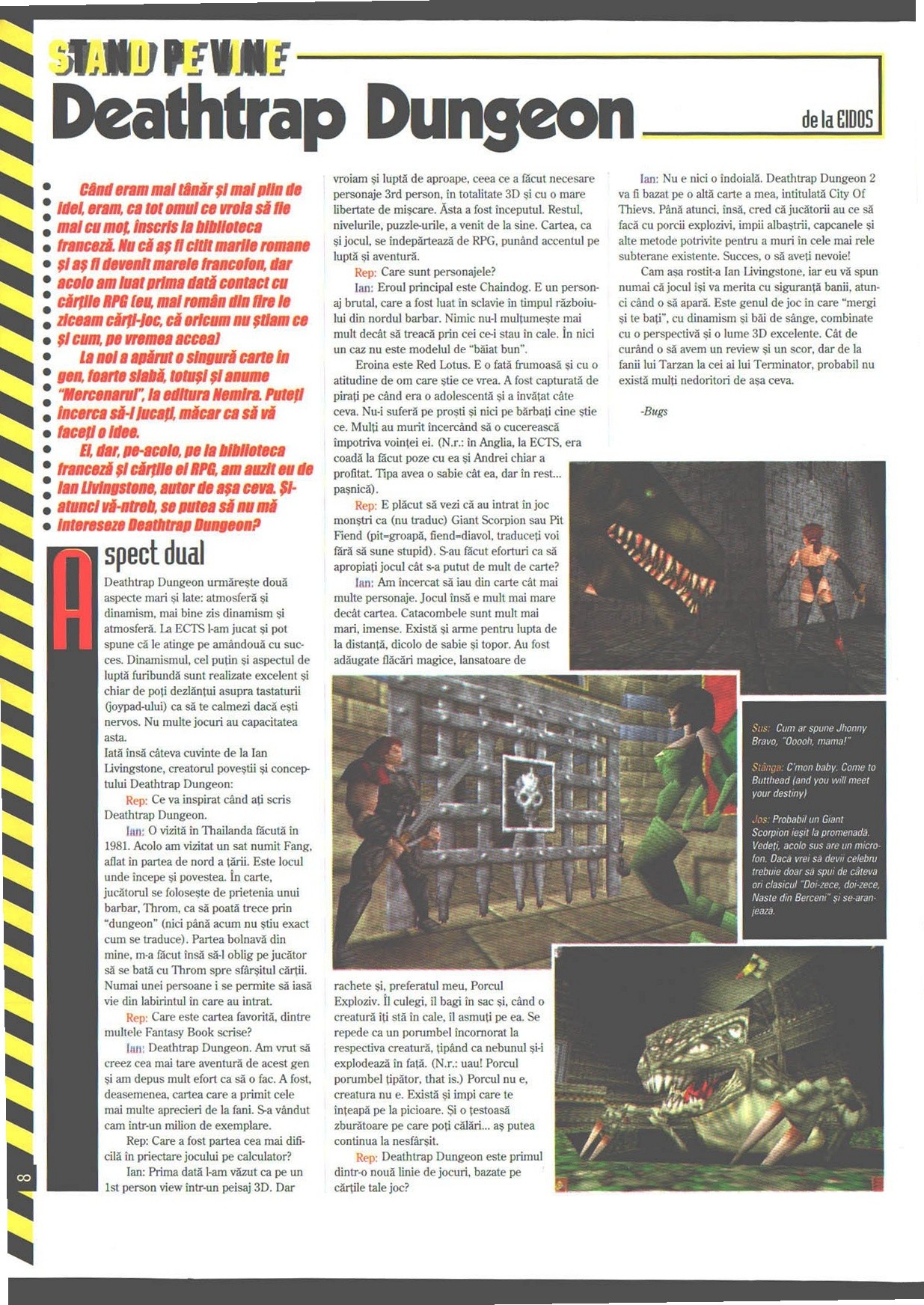 Numărul 9, pagina 10 — Deathtrap Dungeon