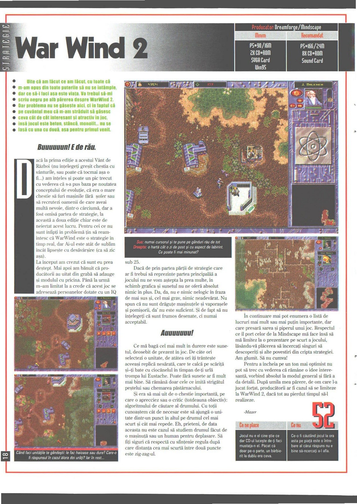 Numărul 9, pagina 20 — War Wind 2