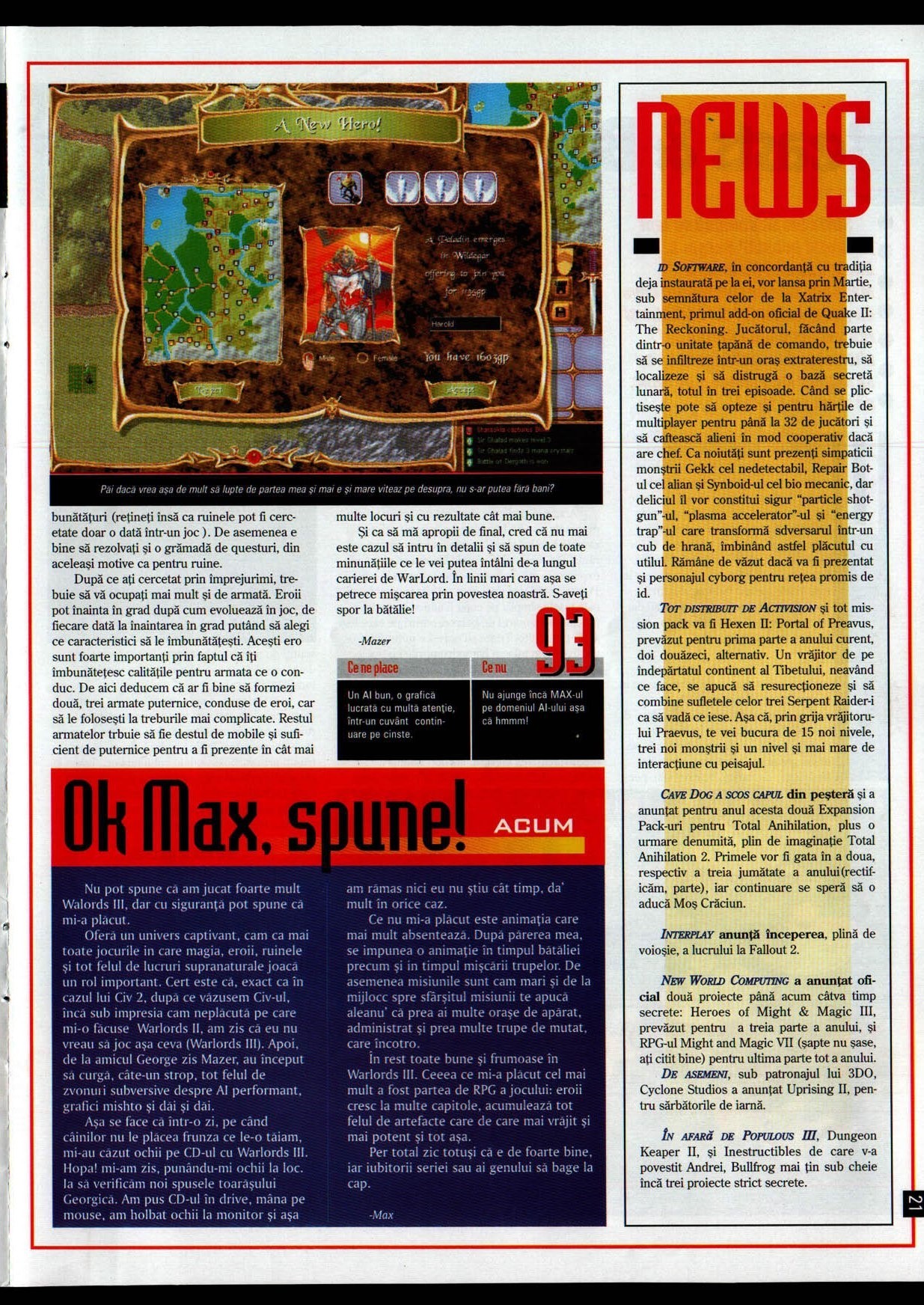Numărul 9, pagina 23 — Warlords 3