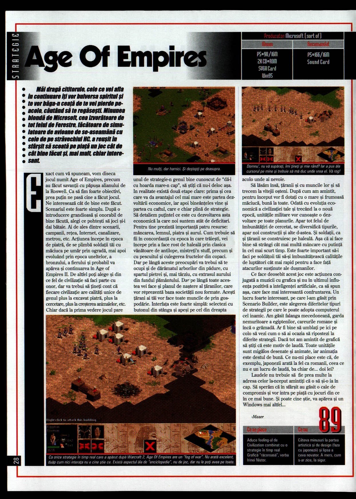 Numărul 9, pagina 30 — Age Of Empires