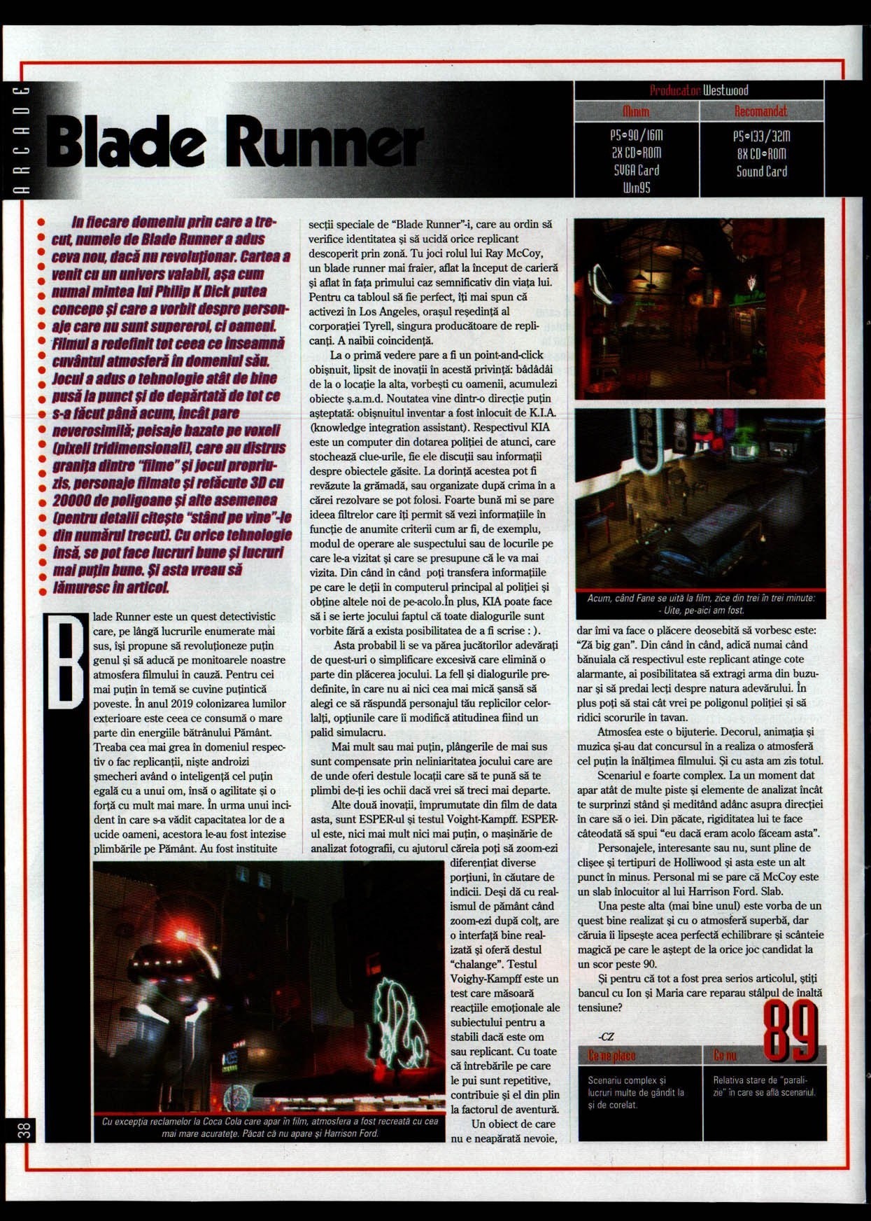 Numărul 9, pagina 40 — Blade Runner