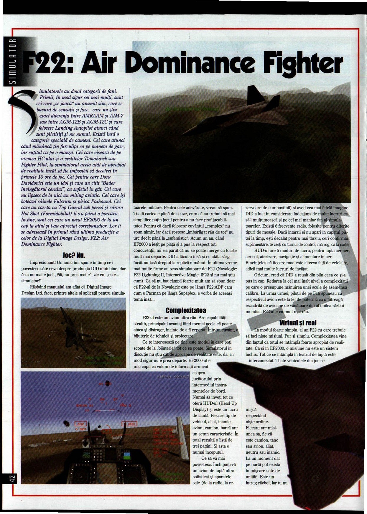 Numărul 9, pagina 44 — F22: Air Dominance Fighter