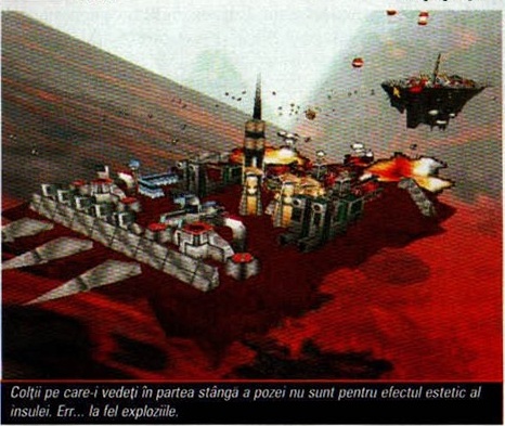 Colții pe care-i vedeți în partea stângă a pozei nu sunt pentru efectul estetic al insulei. Err... la fel exploziile.