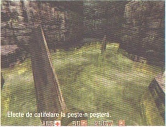 Efecte de catifelare la pește-n peșteră.