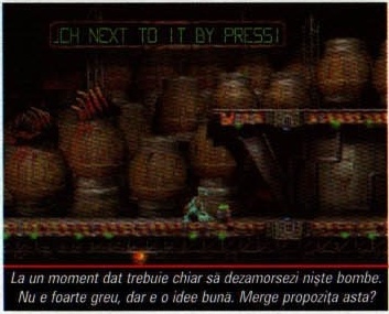 La un moment dat trebuie chiar să dezamorsezi niște bombe. Nu e foarte greu, dar e o idee bună. Merge propoziția asta?