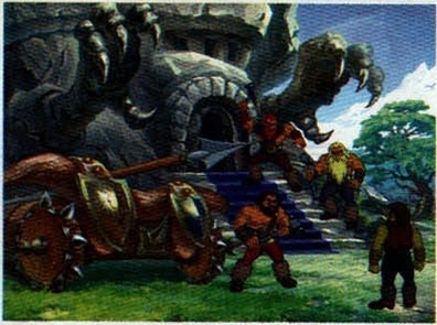 Jos: Warcraft Adventures, deși se bazează pe stilul de desen “precis”, fără nuanțe, iluminări ciudate sau efecte de ceață, arată din plin ce înseamnă să ai în echipă niște designeri puțin spus bazați