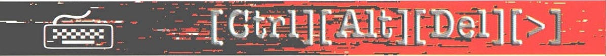 Bannerul-titlu al rubricii de coduri: „[Ctrl][Alt][Del][>]” în litere albe, pe o bandă gri-negru și roșie „zgâriată”, cu o tastatură stilizată în stânga